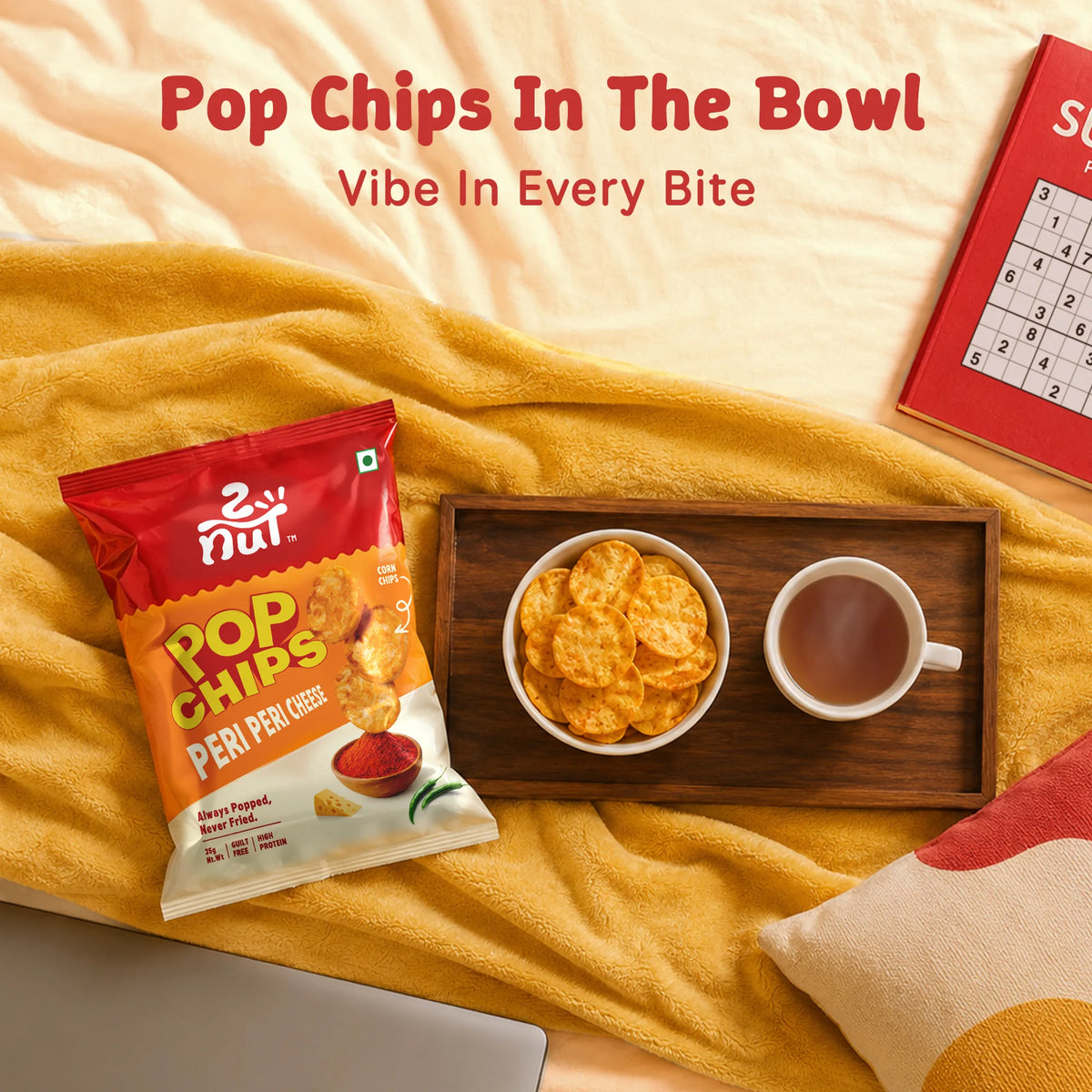 Peri Peri Cheese Pop Chips