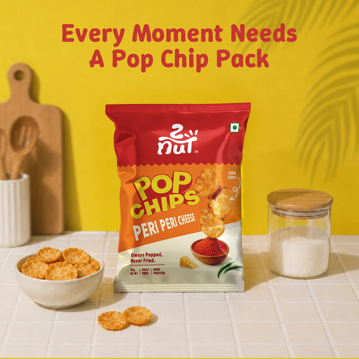 Peri Peri Cheese Pop Chips